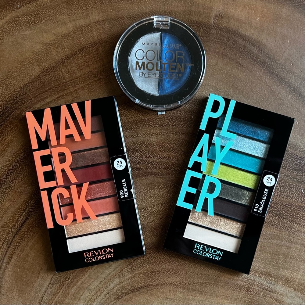 Revlon and Maybelline Eyeshadow Bundle